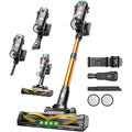Aspirateur balai avec un corps en acier inoxydable