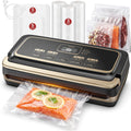 Machine de mise sous vide integrant mise sous vide des aliments et soudure des sachets