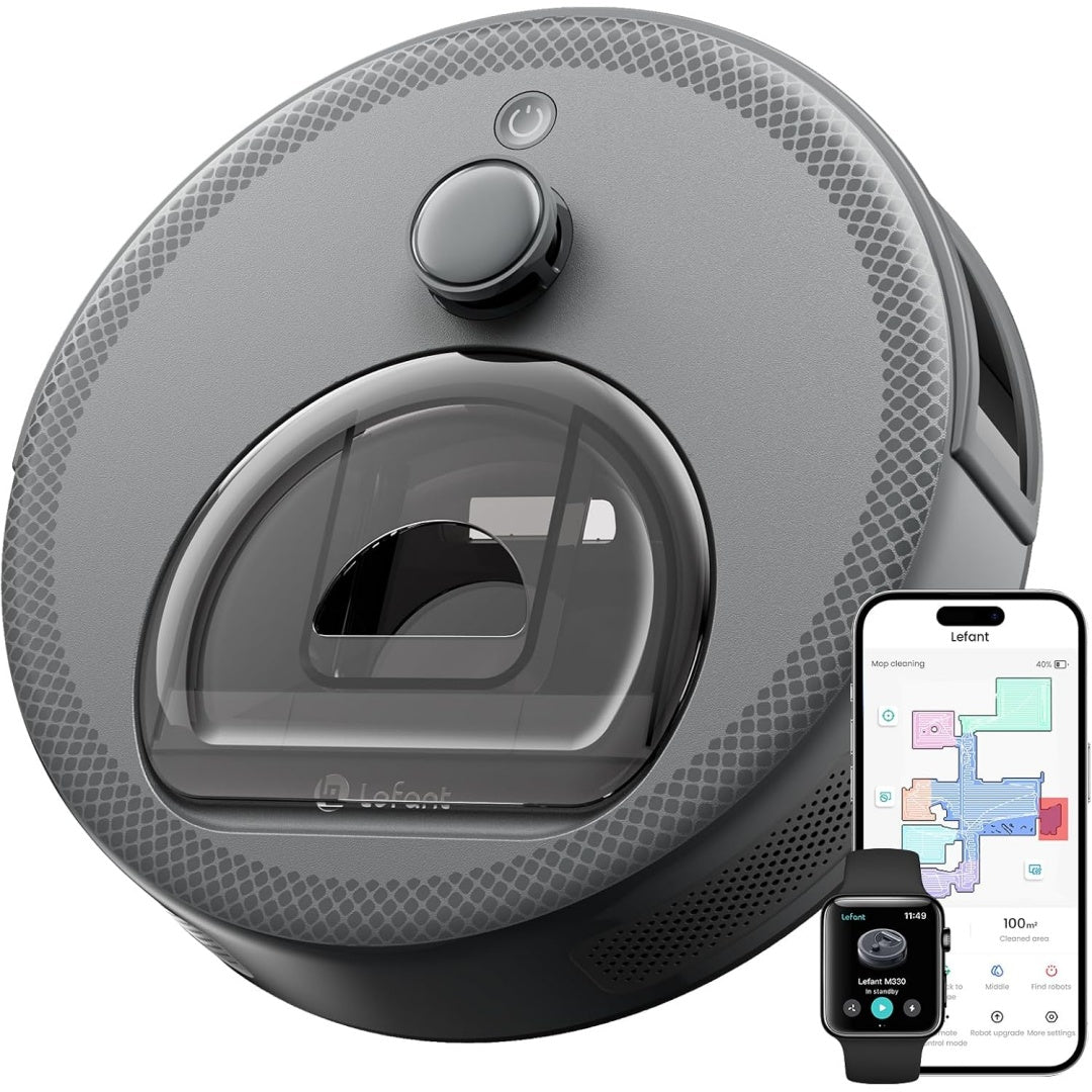Aspirateur robotise associant la collecte des poils et un format compact