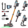 Cet aspirateur au format balai associe l'entretien des habitacles et une aspiration annoncee de 50 000 Pa