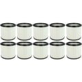 Ce lot de 10 filtres plisses combine le remplacement du filtre et retention de la poussiere
