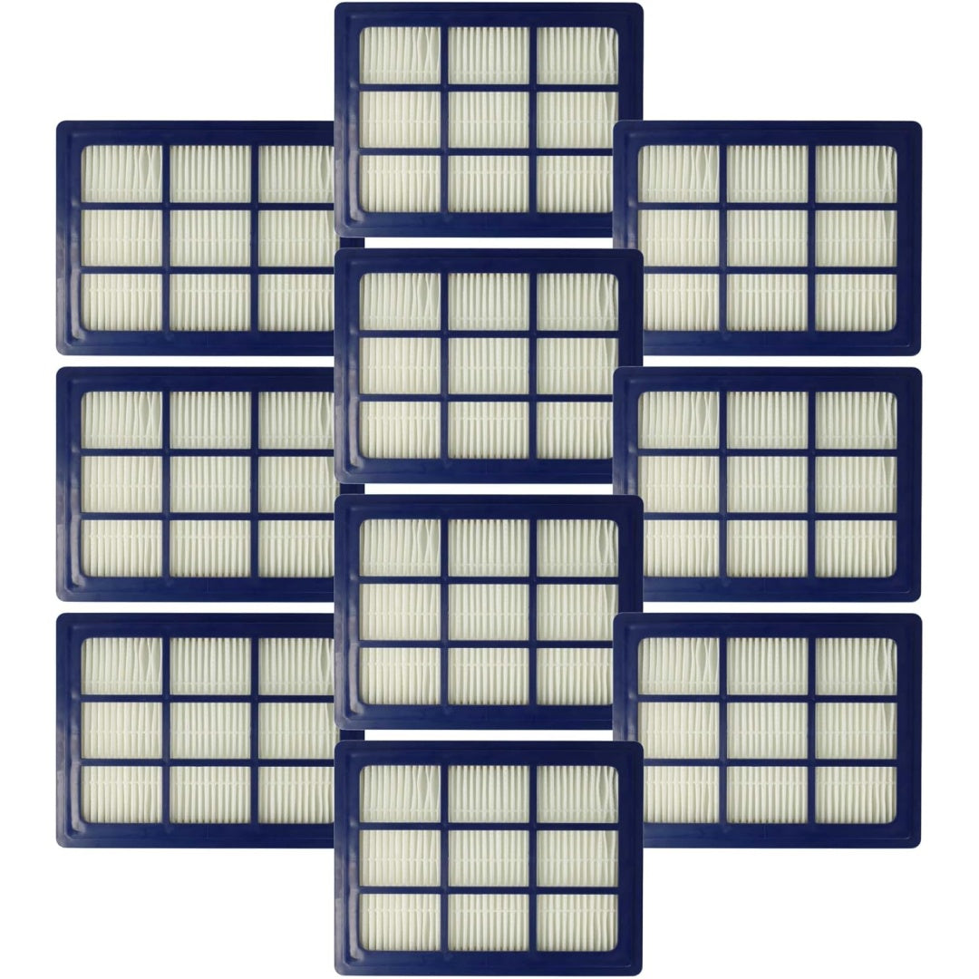 Ce lot de 10 filtres de remplacement associe le remplacement du filtre et une filtration des particules fines