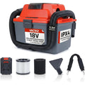 Aspirateur mixte proposant une contenance annoncee de 16 l