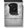 Ce sac filtrant reutilisable combine la collecte des dechets aspires et le remplacement du sac de collecte