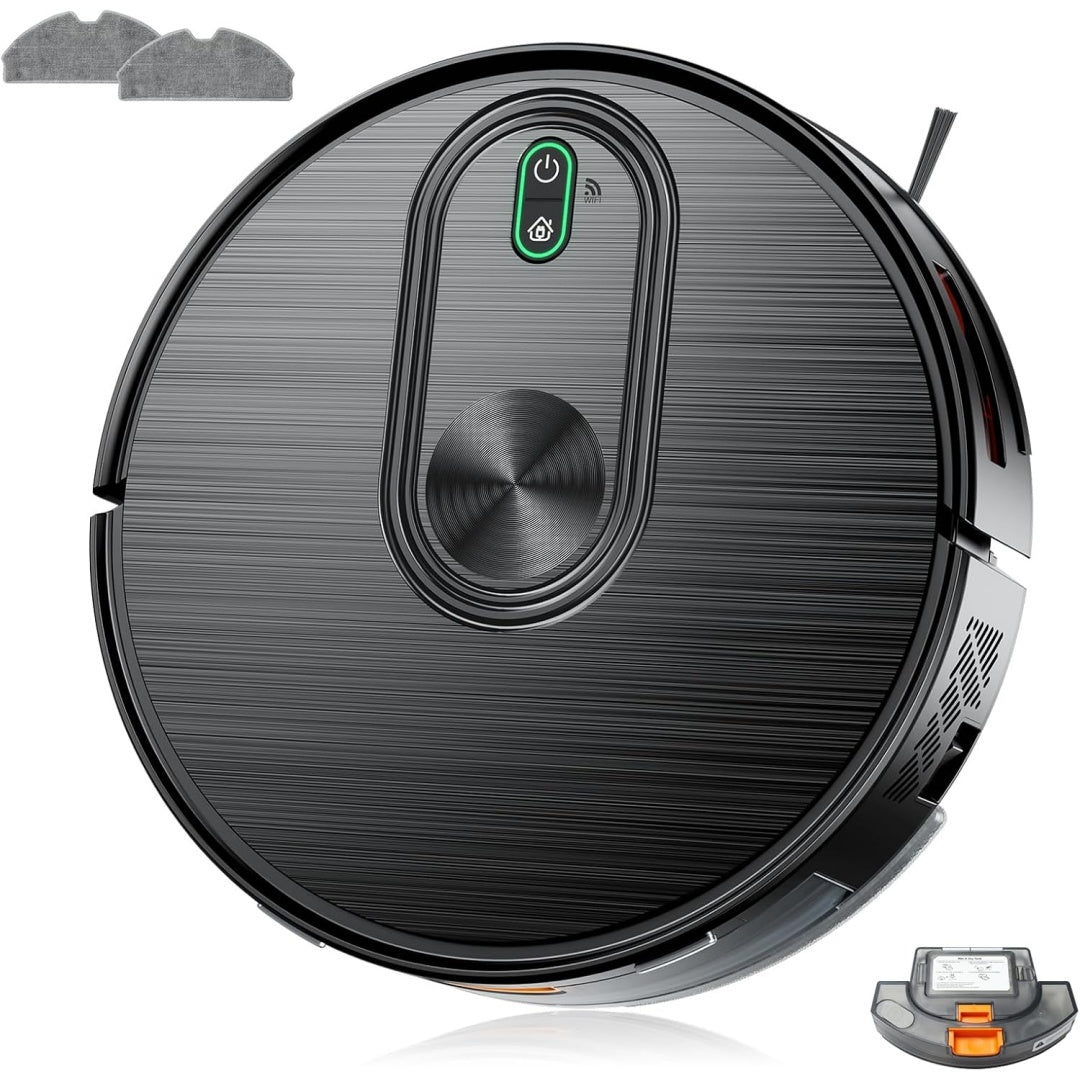 Robot de nettoyage des sols avec une aspiration annoncee de 6500 Pa