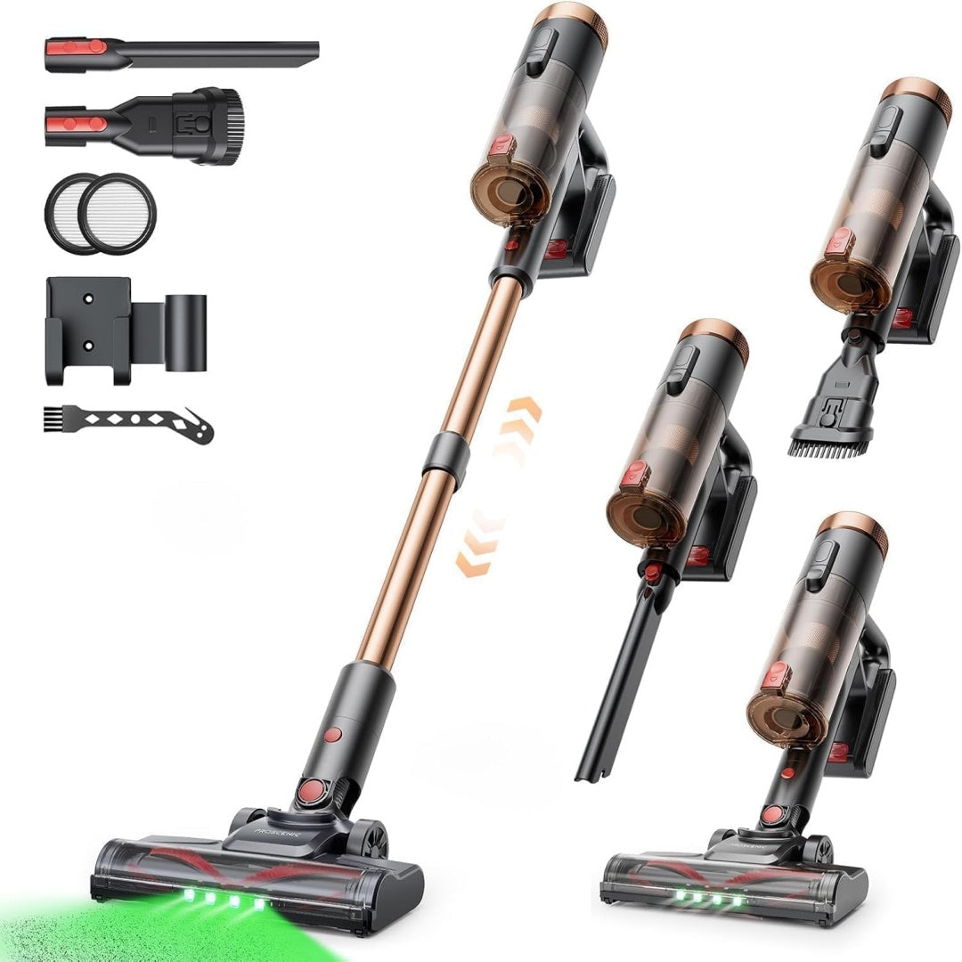 Aspirateur vertical avec l'entretien des tapis et une utilisation sans fil
