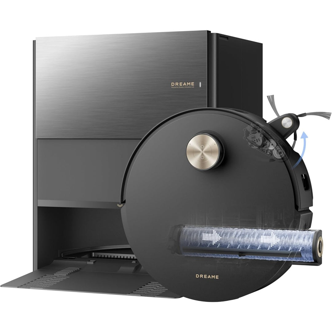 Robot de nettoyage des sols associant une aspiration annoncee de 30 000 Pa au coloris noir